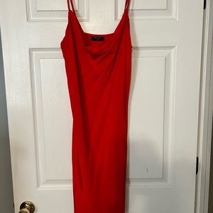 Red Slip Dress